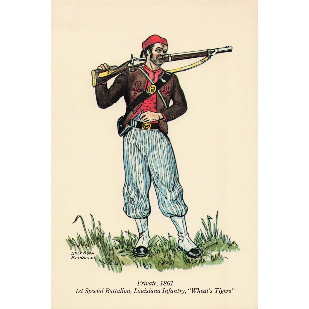 Ten Soldiers of the Civil War Set 1 Postcards Dick S Von Schriltz 1970 VG - Picture 7 of 16